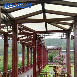 Ανθεκτική προκατασκευασμένη στέγη τοπ Gazebo πακέτων Gazebo επίπεδη παντός καιρού