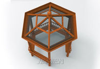 Υπαίθρια γυαλιού Patio προσθήκη Sunroom δωματίων ευνοϊκή για το περιβάλλον εξωτερική Prefab προμηθευτής