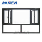 Casement αργιλίου Naview Guandong παράθυρα με το βαμμένο γυαλί προμηθευτής