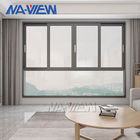 Guangdong NAVIEW διπλό βερνικωμένο γυαλί παράθυρο αργιλίου αντίκτυπου τυφώνα πλαισίων μετάλλων προμηθευτής