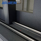 Guangdong NAVIEW οριζόντια παράθυρα φωτογραφικών διαφανειών γυαλιού αλουμινίου για τα σπίτια προμηθευτής