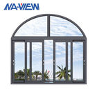 Guangdong NAVIEW το σχέδιο σχαρών έβαψε τα μετριασμένα απλά παράθυρα παραθύρων γυαλιού γλιστρώντας προμηθευτής