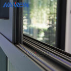 Guangdong NAVIEW οριζόντια Soundproof θερμική τοποθέτηση υαλοπινάκων αργιλίου σπασιμάτων που γλιστρά το παράθυρο πτυχών βισμουθίου προμηθευτής