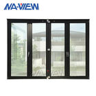 Guangdong NAVIEW τέφρας το μαύρο παράθυρο συστημάτων παραθύρων αργιλίου γλιστρώντας στην τιμή συμφωνίας είναι διαθέσιμο για το διαμέρισμα ξενοδοχείων προμηθευτής