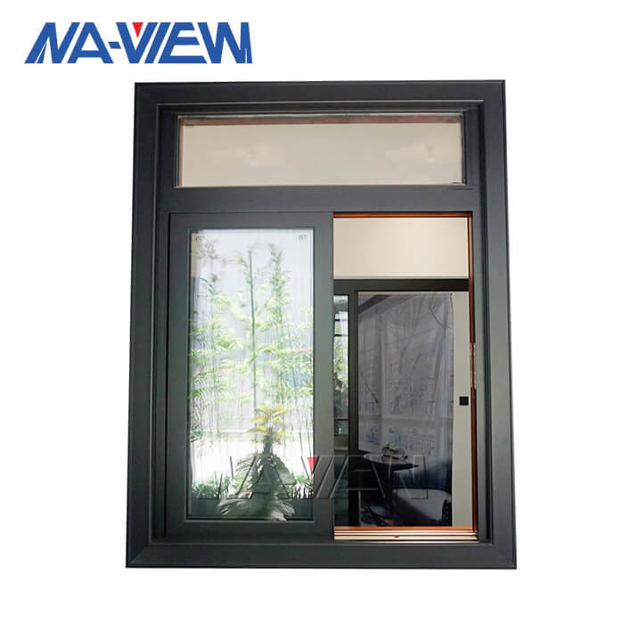 Guangdong NAVIEW ειδικό γλιστρώντας παράθυρο κραμάτων αργιλίου παραθύρων προσφοράς βερνικωμένο διπλάσιο προμηθευτής