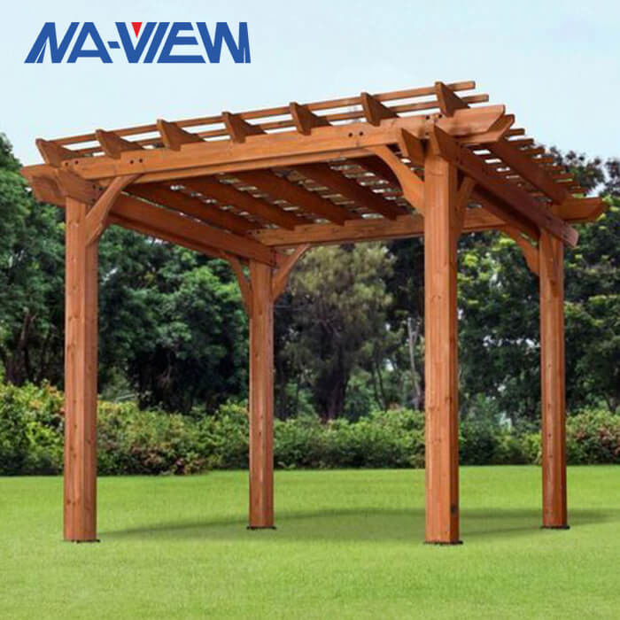 Στέγη σύνθετων ξύλινα περγκολών αργιλίου σκιάς διαμαντιών θόλων 8 X 8 προμηθευτής
