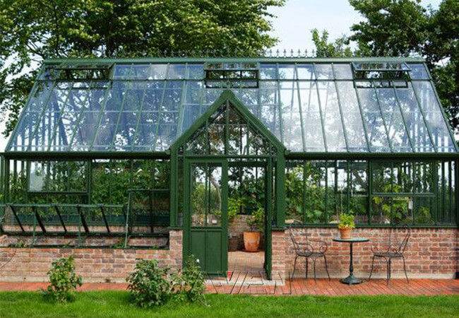 Προσαρμοσμένο θερμοκήπιο άσπρο Sunroom κήπων γυαλιού για κατοικημένο 2